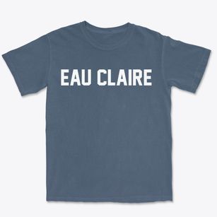 Eau Claire Pennsylvania Classic Block Premium Heavyweight T-shirt