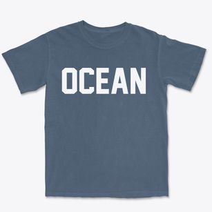 Ocean Maryland Classic Block Premium Heavyweight T-shirt