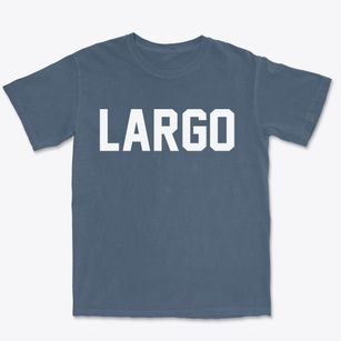 Largo Florida Classic Block Premium Heavyweight T-shirt