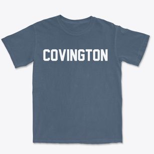 Covington Tennessee Classic Block Premium Heavyweight T-shirt