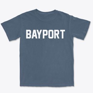 Bayport New York Classic Block Premium Heavyweight T-shirt