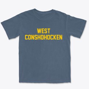 West Conshohocken Pennsylvania Classic Block Premium Heavyweight T-shirt