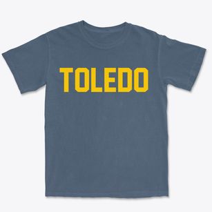 Toledo Ohio Classic Block Premium Heavyweight T-shirt