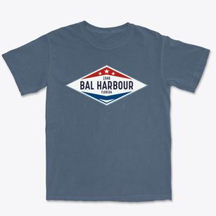 Bal Harbour Florida Diamond Star Premium Heavyweight T-shirt