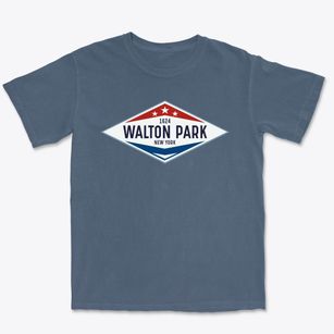 Walton Park New York Diamond Star Premium Heavyweight T-shirt