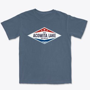 Acomita Lake New Mexico Diamond Star Premium Heavyweight T-shirt