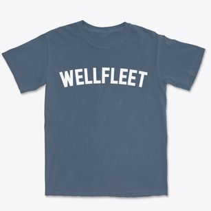 Wellfleet Massachusetts Classic Curve Premium Heavyweight T-shirt