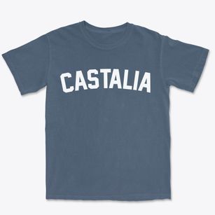 Castalia Ohio Classic Curve Premium Heavyweight T-shirt