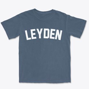 Leyden Massachusetts Classic Curve Premium Heavyweight T-shirt