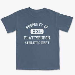 Plattsburgh New York Athletic Dept Premium Heavyweight T-shirt