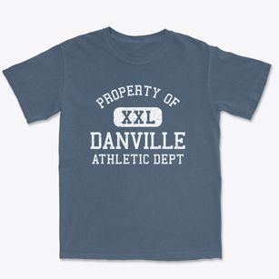 Danville Georgia Athletic Dept Premium Heavyweight T-shirt