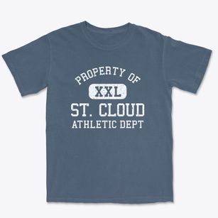 St. Cloud Missouri Athletic Dept Premium Heavyweight T-shirt