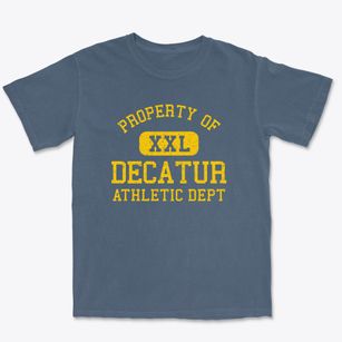 Decatur Nebraska Athletic Dept Premium Heavyweight T-shirt