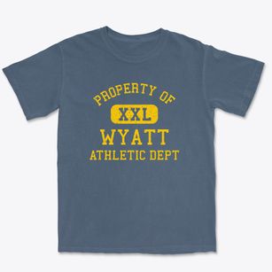 Wyatt Missouri Athletic Dept Premium Heavyweight T-shirt