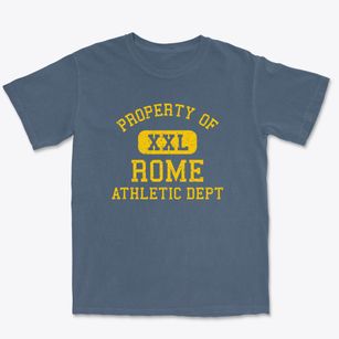 Rome Iowa Athletic Dept Premium Heavyweight T-shirt