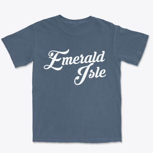 Emerald Isle North Carolina Vintage Team Premium Heavyweight T-shirt