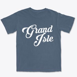 Grand Isle Louisiana Vintage Team Premium Heavyweight T-shirt