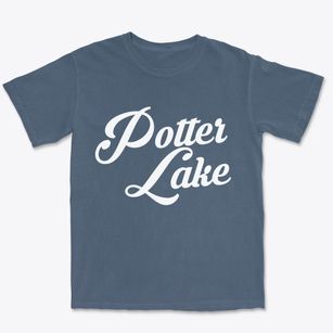 Potter Lake Wisconsin Vintage Team Premium Heavyweight T-shirt