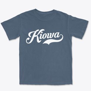 Kiowa Kansas Vintage Team Premium Heavyweight T-shirt