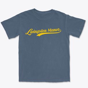 Livingston Manor New York Vintage Team Premium Heavyweight T-shirt