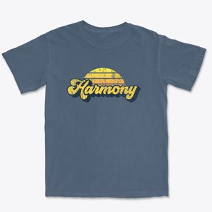 Harmony Maine Sublime Sunset Premium Heavyweight T-shirt