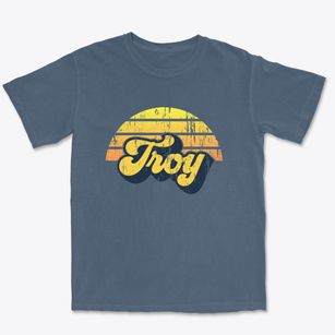 Troy Alabama Sublime Sunset Premium Heavyweight T-shirt