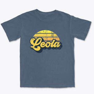Leola South Dakota Sublime Sunset Premium Heavyweight T-shirt