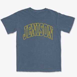 Jenison Michigan Trendy Block Premium Heavyweight T-shirt