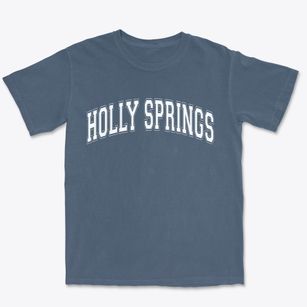 Holly Springs North Carolina Varsity Premium Heavyweight T-shirt