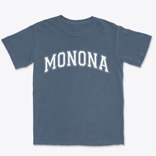 Monona Iowa Varsity Premium Heavyweight T-shirt
