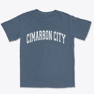 Cimarron City Oklahoma Varsity Premium Heavyweight T-shirt