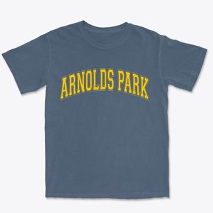 Arnolds Park Iowa Varsity Premium Heavyweight T-shirt