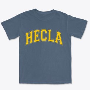 Hecla South Dakota Varsity Premium Heavyweight T-shirt