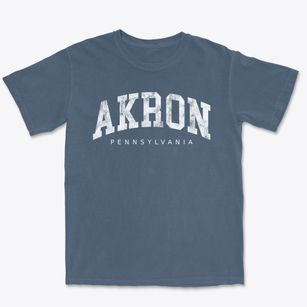 Akron Pennsylvania Urban Vibe Premium Heavyweight T-shirt