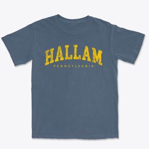 Hallam Pennsylvania Urban Vibe Premium Heavyweight T-shirt