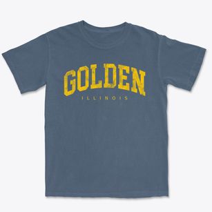 Golden Illinois Urban Vibe Premium Heavyweight T-shirt