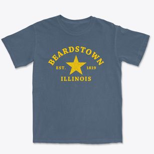 Beardstown Illinois Star Premium Heavyweight T-shirt