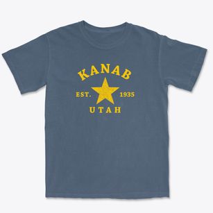 Kanab Utah Star Premium Heavyweight T-shirt
