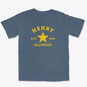 Henry Illinois Star Premium Heavyweight T-shirt