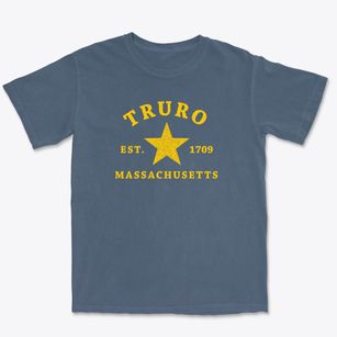 Truro Massachusetts Star Premium Heavyweight T-shirt