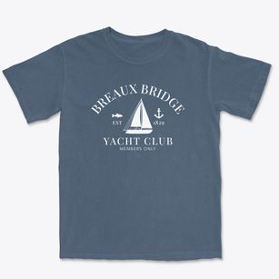 Breaux Bridge Louisiana Yacht Club Premium Heavyweight T-shirt