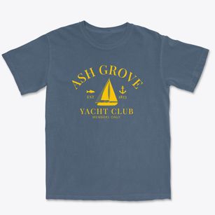 Ash Grove Missouri Yacht Club Premium Heavyweight T-shirt