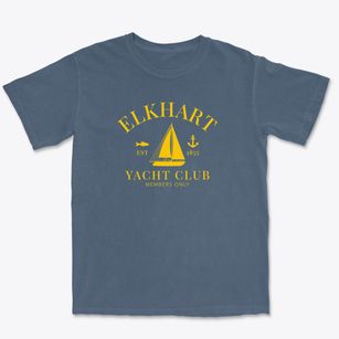 Elkhart Illinois Yacht Club Premium Heavyweight T-shirt