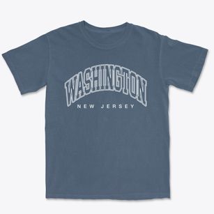 Washington New Jersey Inline Premium Heavyweight T-shirt
