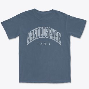 Arnolds Park Iowa Inline Premium Heavyweight T-shirt