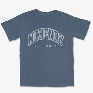 Mchenry Illinois Inline Premium Heavyweight T-shirt