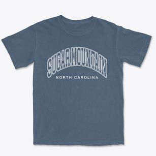Sugar Mountain North Carolina Inline Premium Heavyweight T-shirt