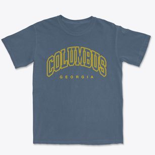 Columbus Georgia Inline Premium Heavyweight T-shirt