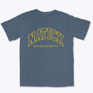 Natick Massachusetts Inline Premium Heavyweight T-shirt