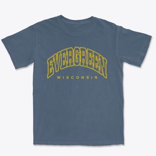 Evergreen Wisconsin Inline Premium Heavyweight T-shirt